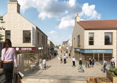 Regeneration scheme in Bedlington Town centre